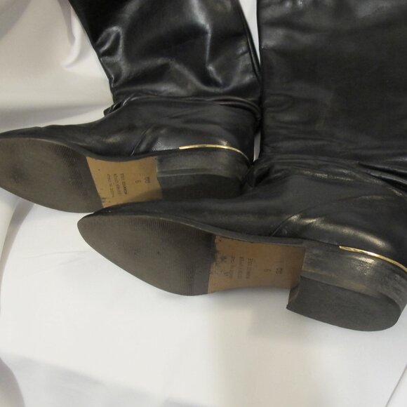 Black knee high Sudini boots in 9AA - Picture 4 of 5